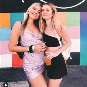 Purple silk Dolls Kills dress